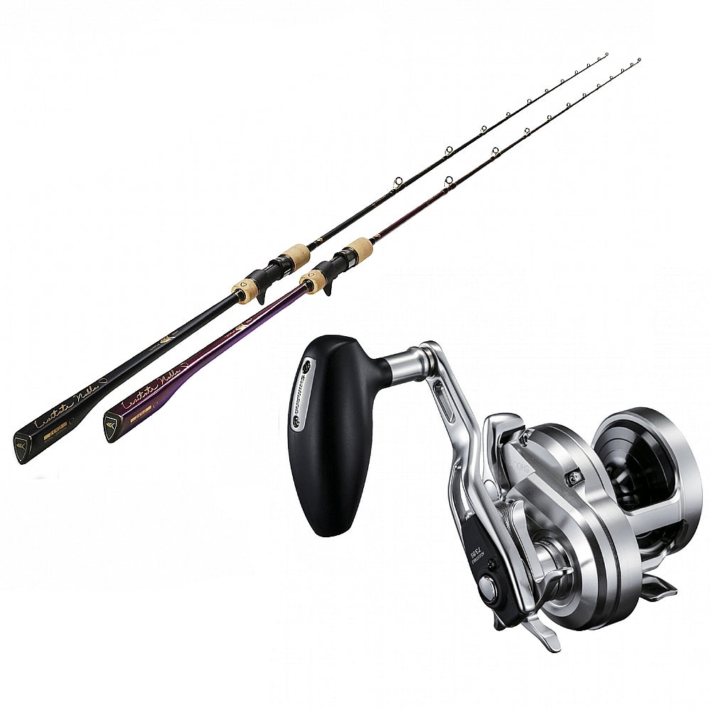 SHIMANO/TEMPLE REEF, 50% OFF Temple Reef Levitate Rod with purchase of Shimano Ocea Jigger 1500PG Spooled with Braid