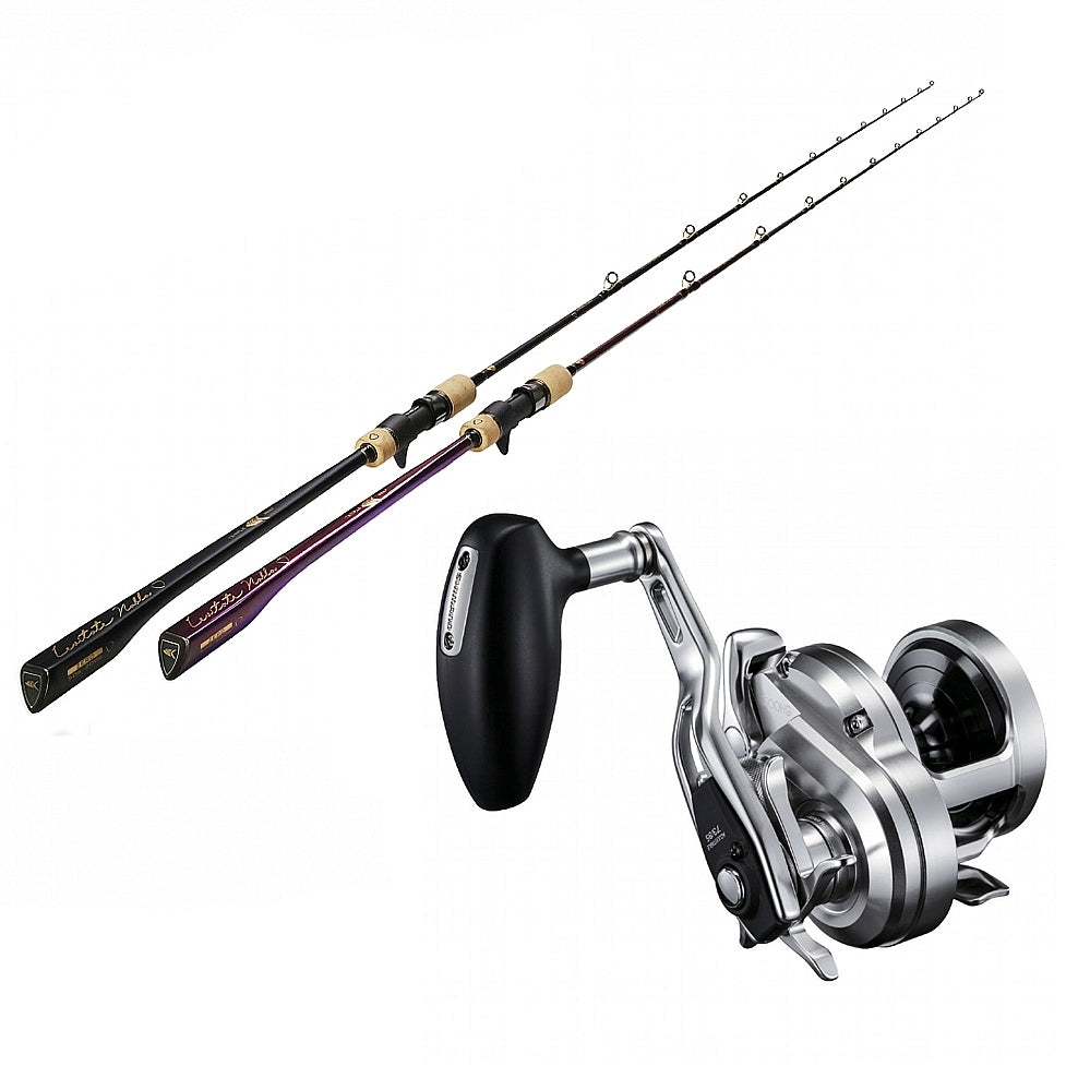 SHIMANO/TEMPLE REEF, 50% OFF Temple Reef Levitate Rod with purchase of Shimano Ocea Jigger 2000NRPG Spooled with Braid