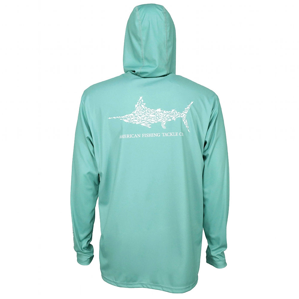 AFTCO, AFTCO Jigfish Hooded Performance Long Sleeve Shirt