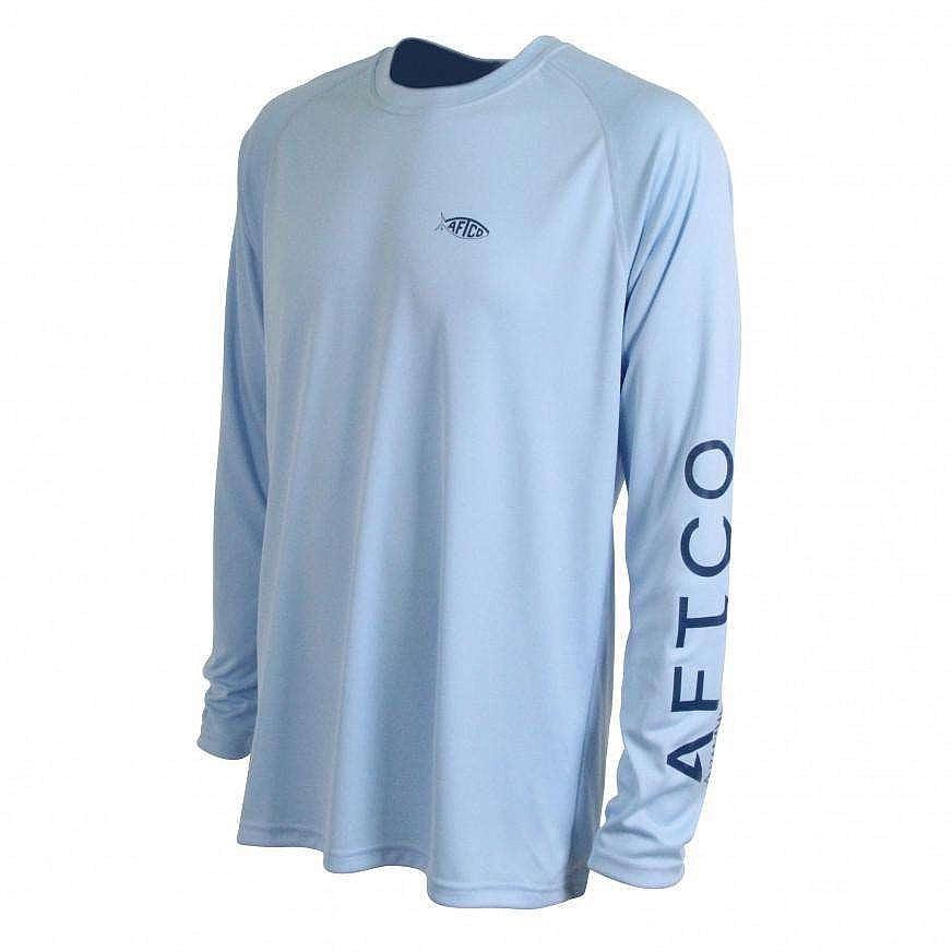 AFTCO, AFTCO Samurai Long Sleeve Shirt - Sky Blue