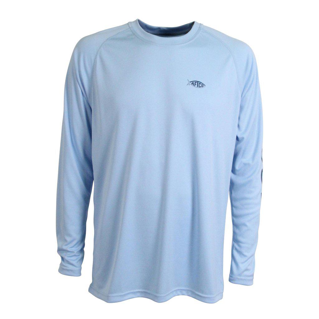 AFTCO, AFTCO Samurai Long Sleeve Shirt - Sky Blue