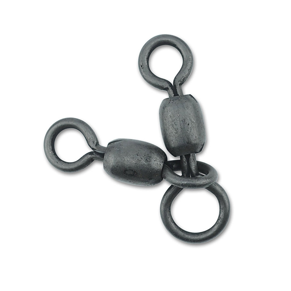 AMERICAN FISHING WIRE, AFW Brass Combination Crane Swivels - Black