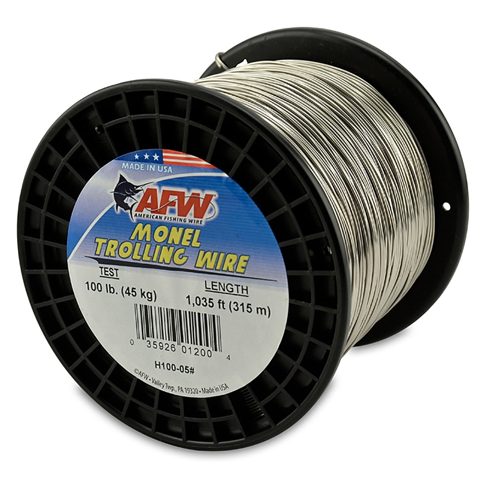 AMERICAN FISHING WIRE, AFW Monel Trolling Wire Nickel-Copper Alloy - Bright