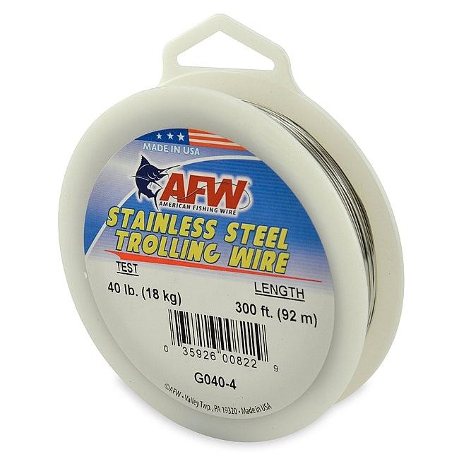 AMERICAN FISHING WIRE, AFW Stainless Steel Trolling Wire 300FT