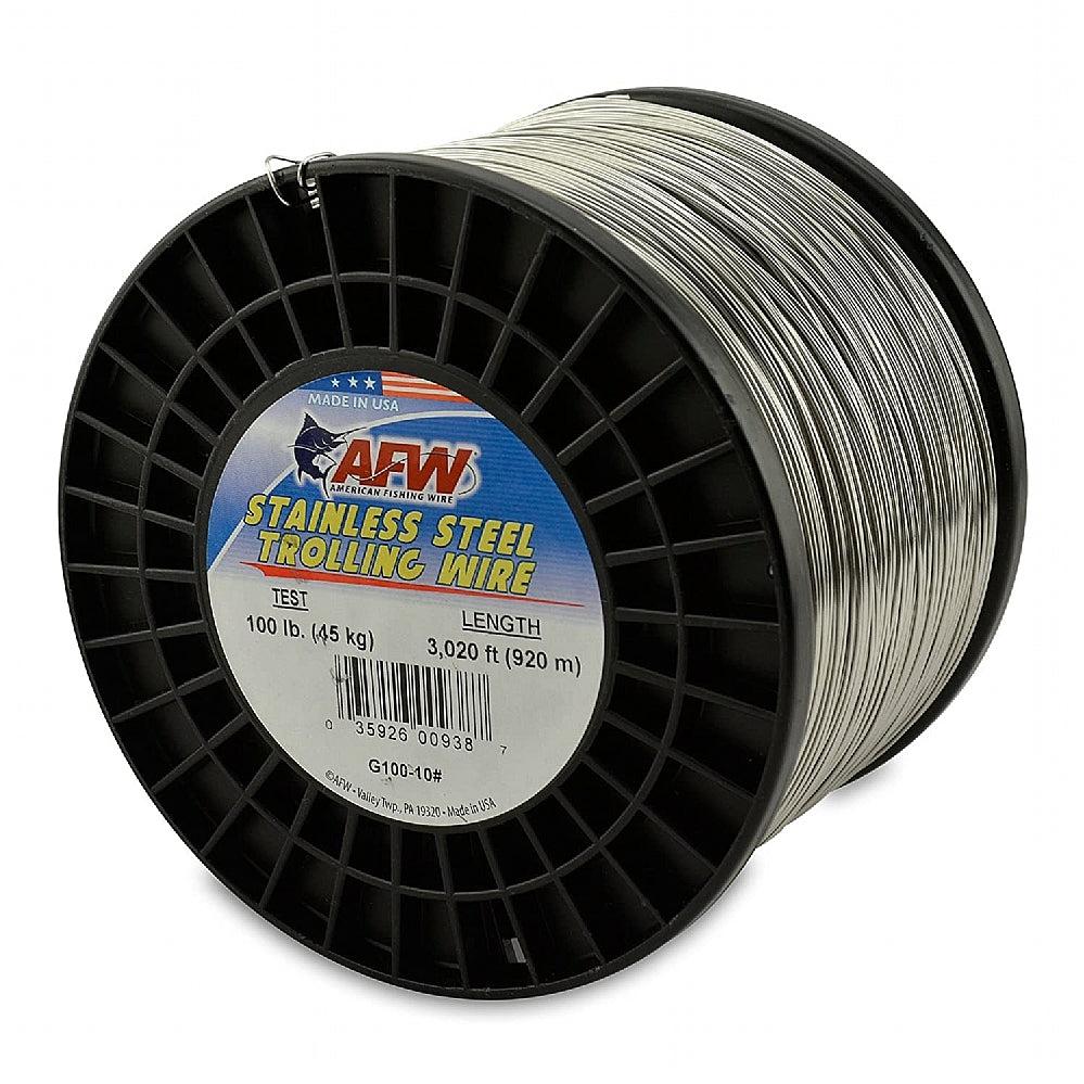 AMERICAN FISHING WIRE, AFW Stainless Steel Trolling Wire 5LB Spool