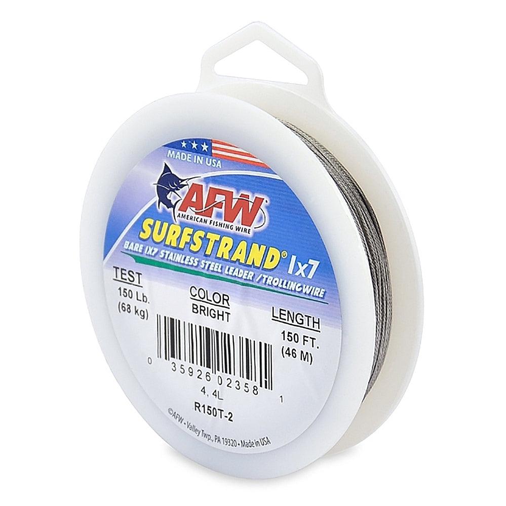 AMERICAN FISHING WIRE, American Fishing Wire Downrigger Cable Bright 150FT :150#