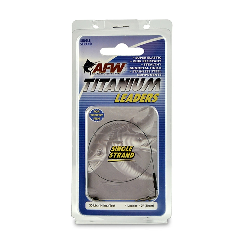 AMERICAN FISHING WIRE, American Fishing Wire Titanium Single Strand Leader