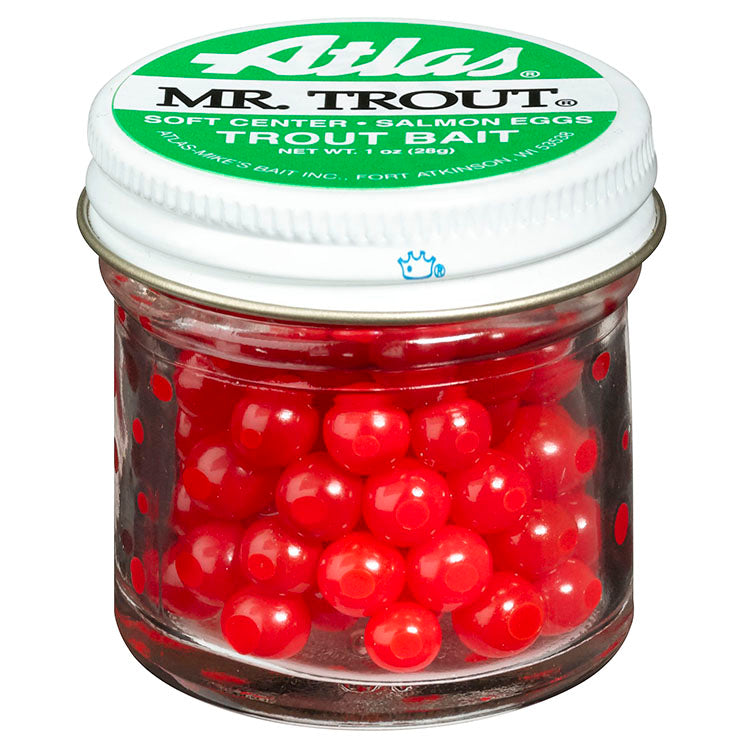 Fishin' World, Atlas Red Mr Trout (Salmon Eggs) Trout Bait