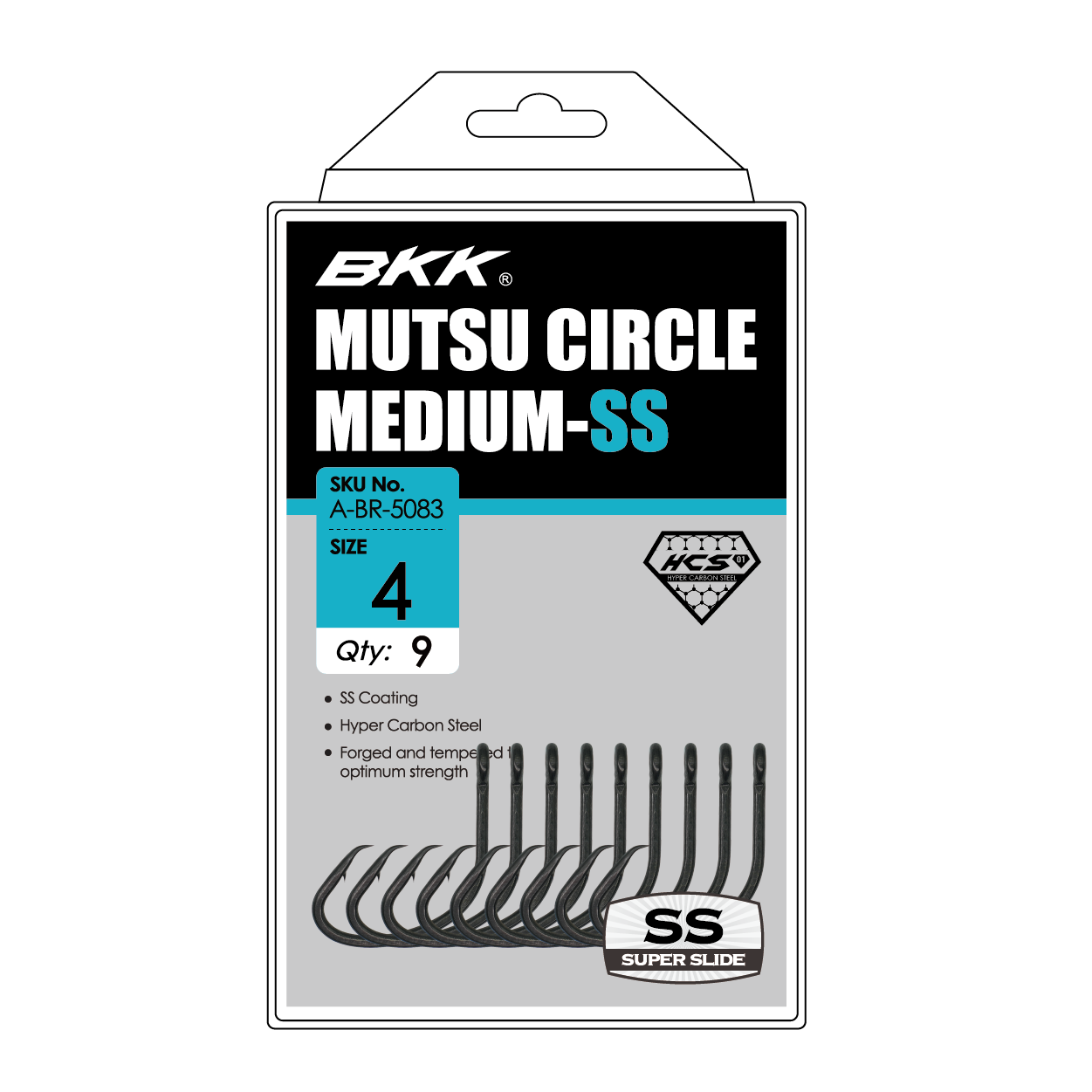 BKK, BKK SS Mutsu Circle Medium Hook