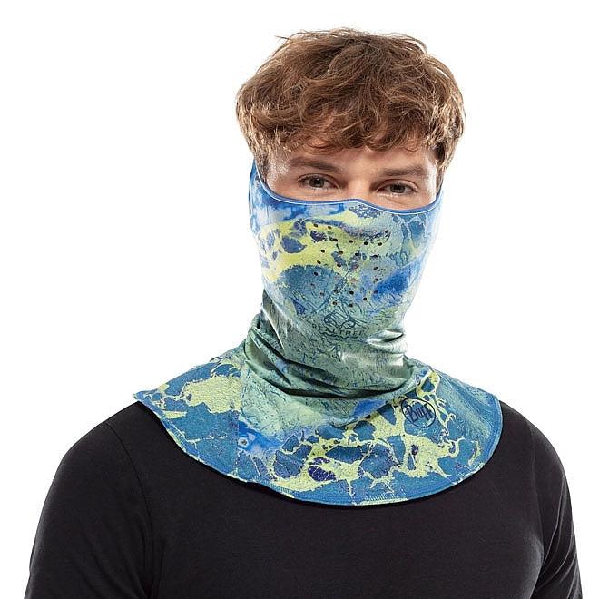 BUFF, BUFF UVX Mask Realtree WAV3 Blue Yellow