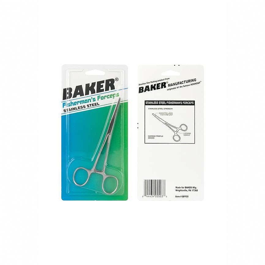 BAKER, Baker 5 1/2" Straight Forceps Plier