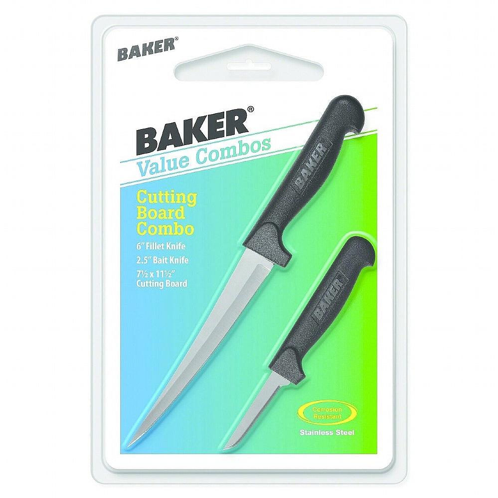 BAKER, Baker BFC Cutting Board Combo w-Fillet & Bait Knife