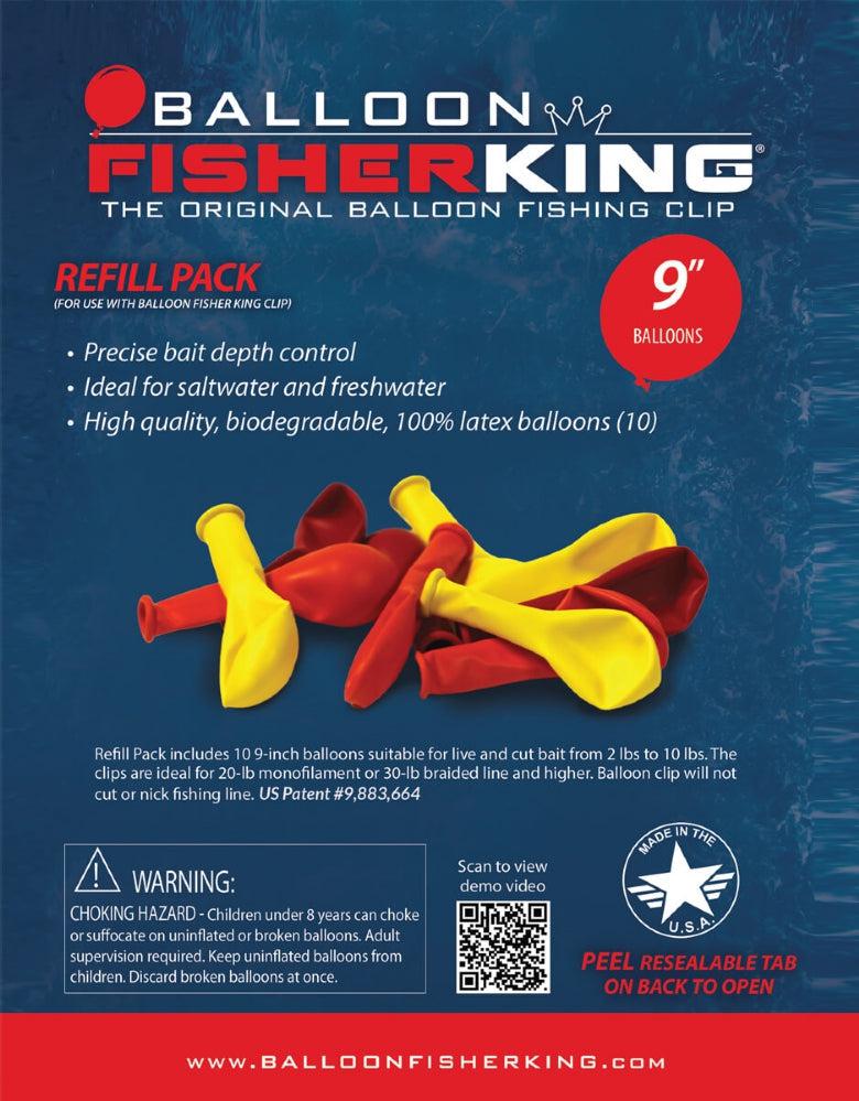 BALLOONFISHER, Balloon Fisher King 9" 2PK