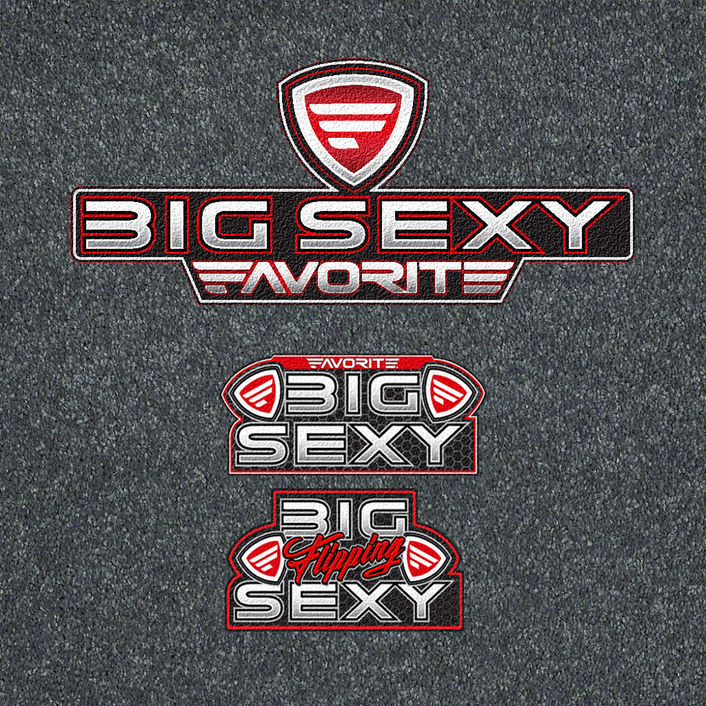 Favorite Fishing, Big Sexy Boat Carpet Decal