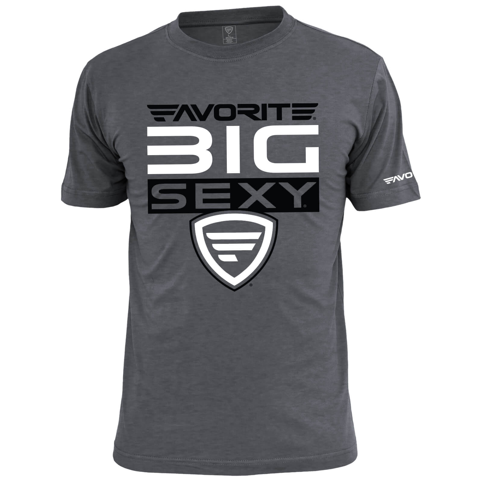 Favorite Fishing, Big Sexy Stacked T-Shirt