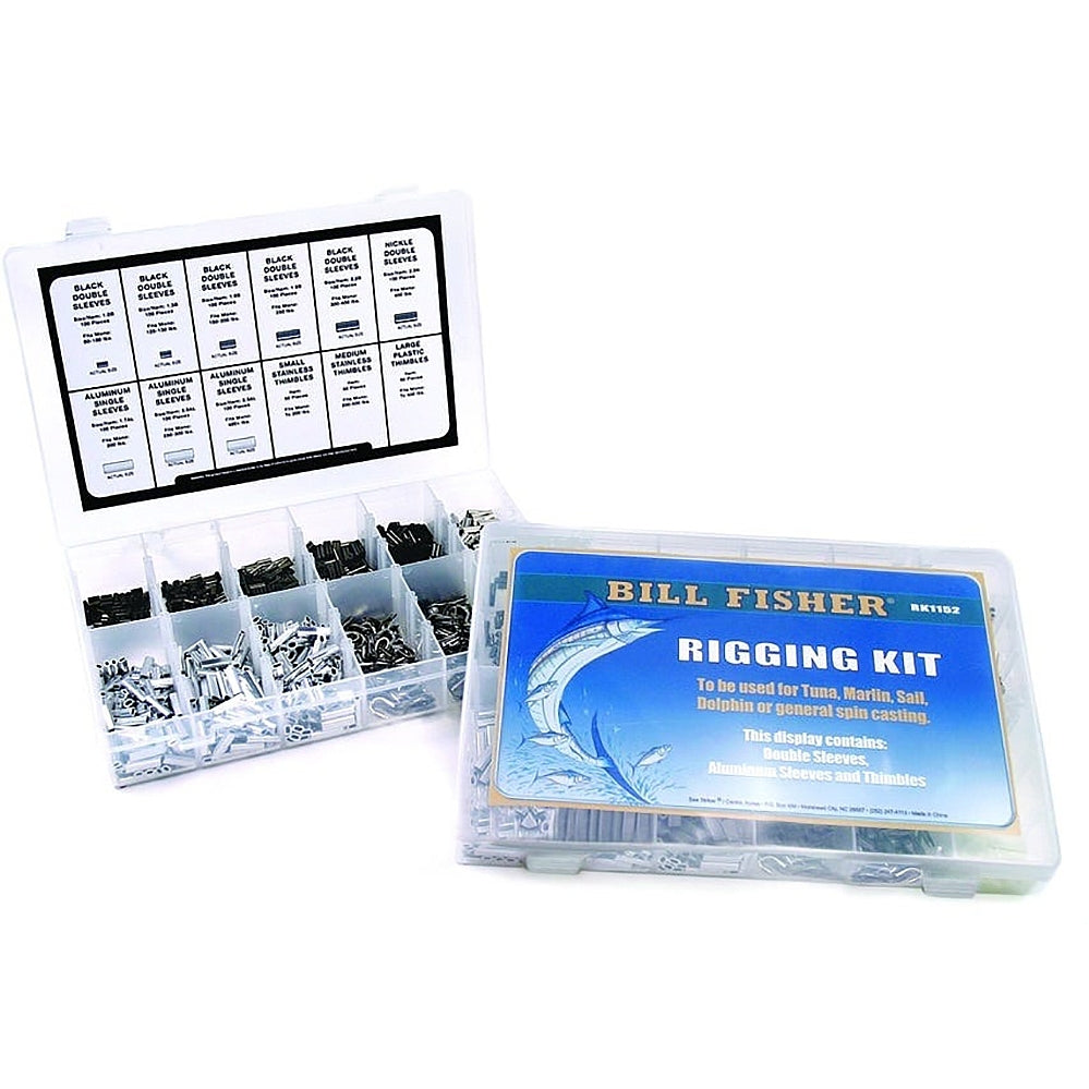 BILLFISHER, Billfisher RK1152NC Rigging Kit 1050Pcs No Crimper