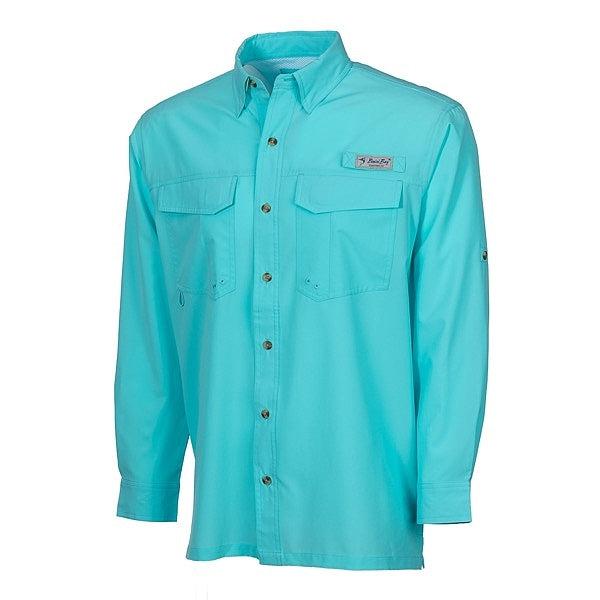 BIMINI BAY, Bimini Flats V Men's Long Sleeve Shirt with BloodGuard Plus