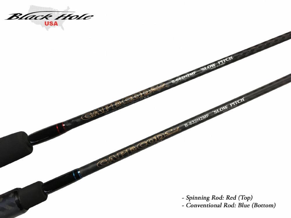 BLACK HOLE, Black Hole Cape Cod Special Slow Pitch Jig Rod 6FT6IN (Conventional)