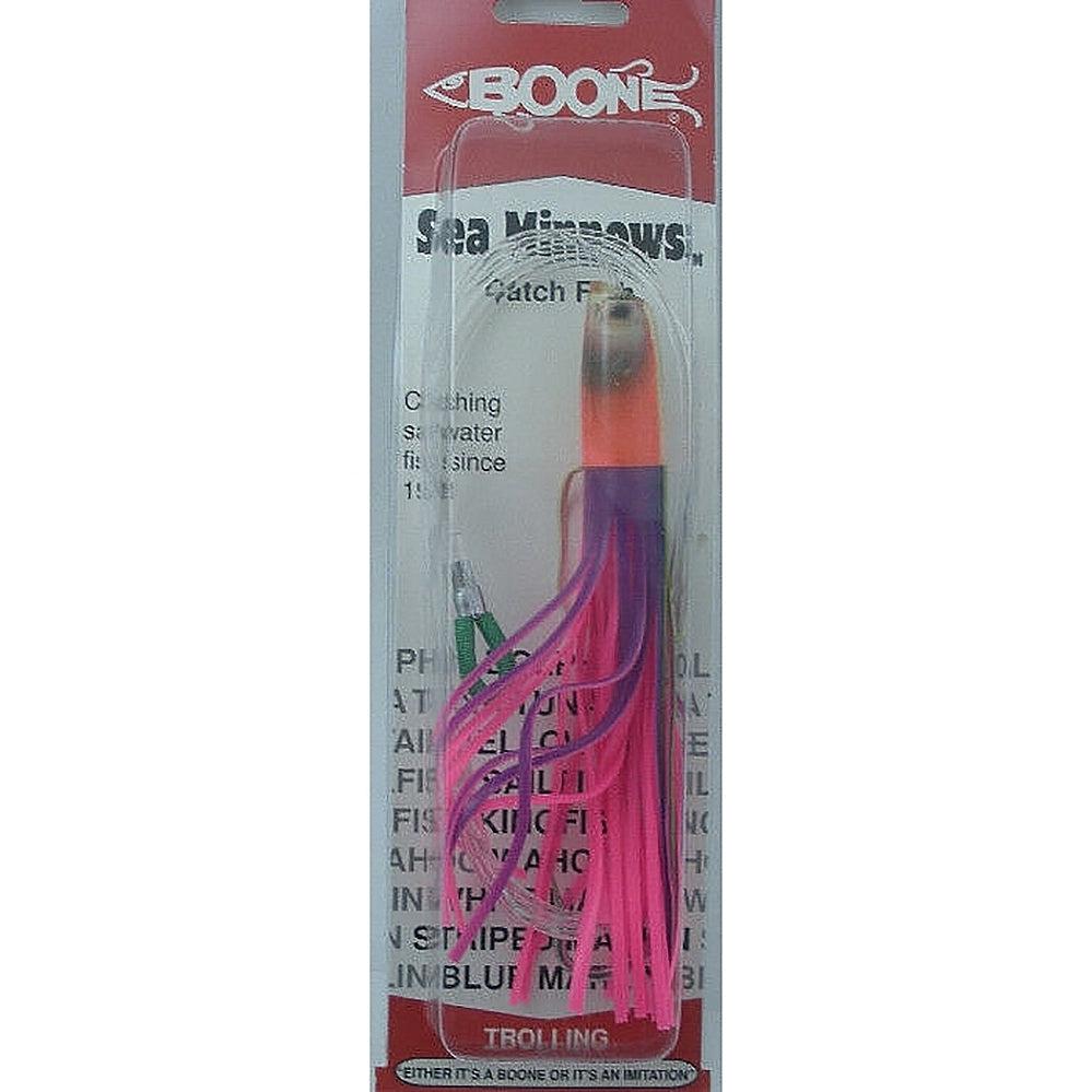 BOONE, Boone 50699 6" Rigged Sea Minnow Striker Purple-Pinkbelly