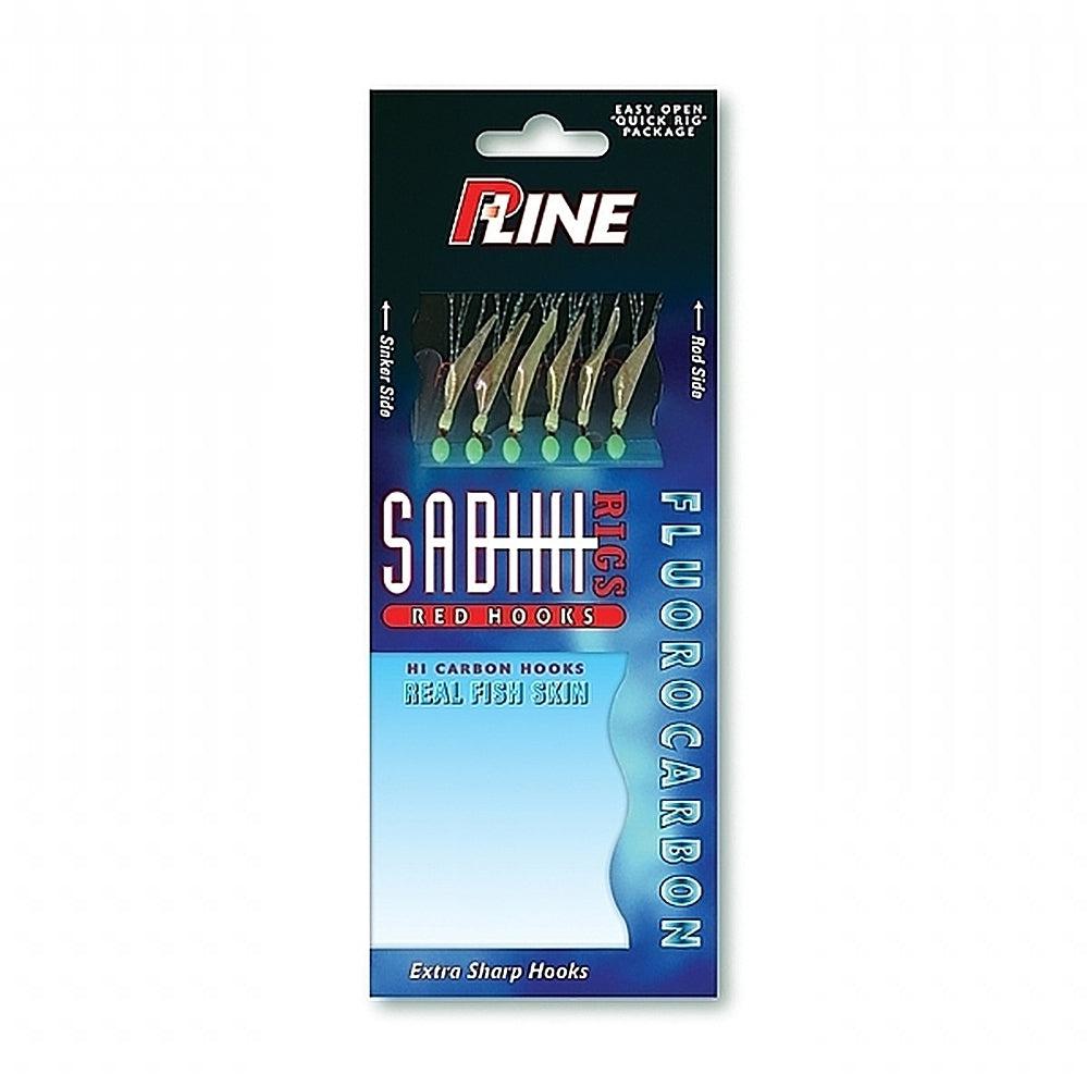 PLINE, Buy 2 P-Line Sabiki Fluorocarbon with Red Hook Get 1 FREE