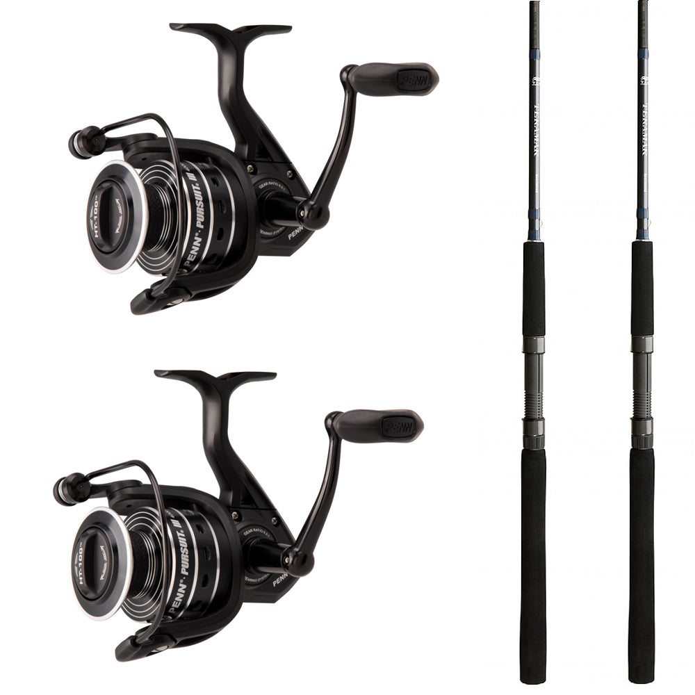 SHIMANO/PENN, Buy 2 SHIMANO Teramar NE  7FT Medium Heavy Extra Fast, Get 2 FREE PENN Pursuit IV 8000 CP Combo