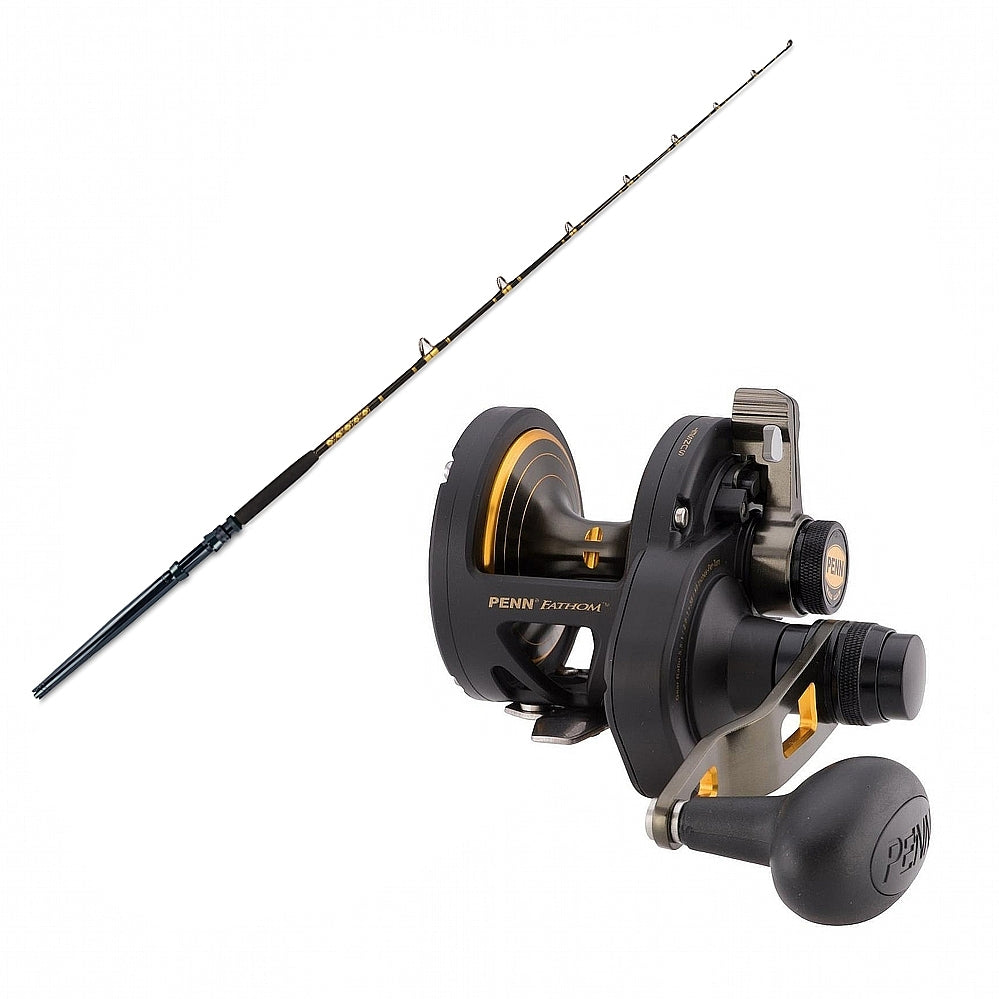 CHAOS/PENN, Buy CHAOS K 15-30 7'0 Royal Blue/Gold Get Free PENN Reel