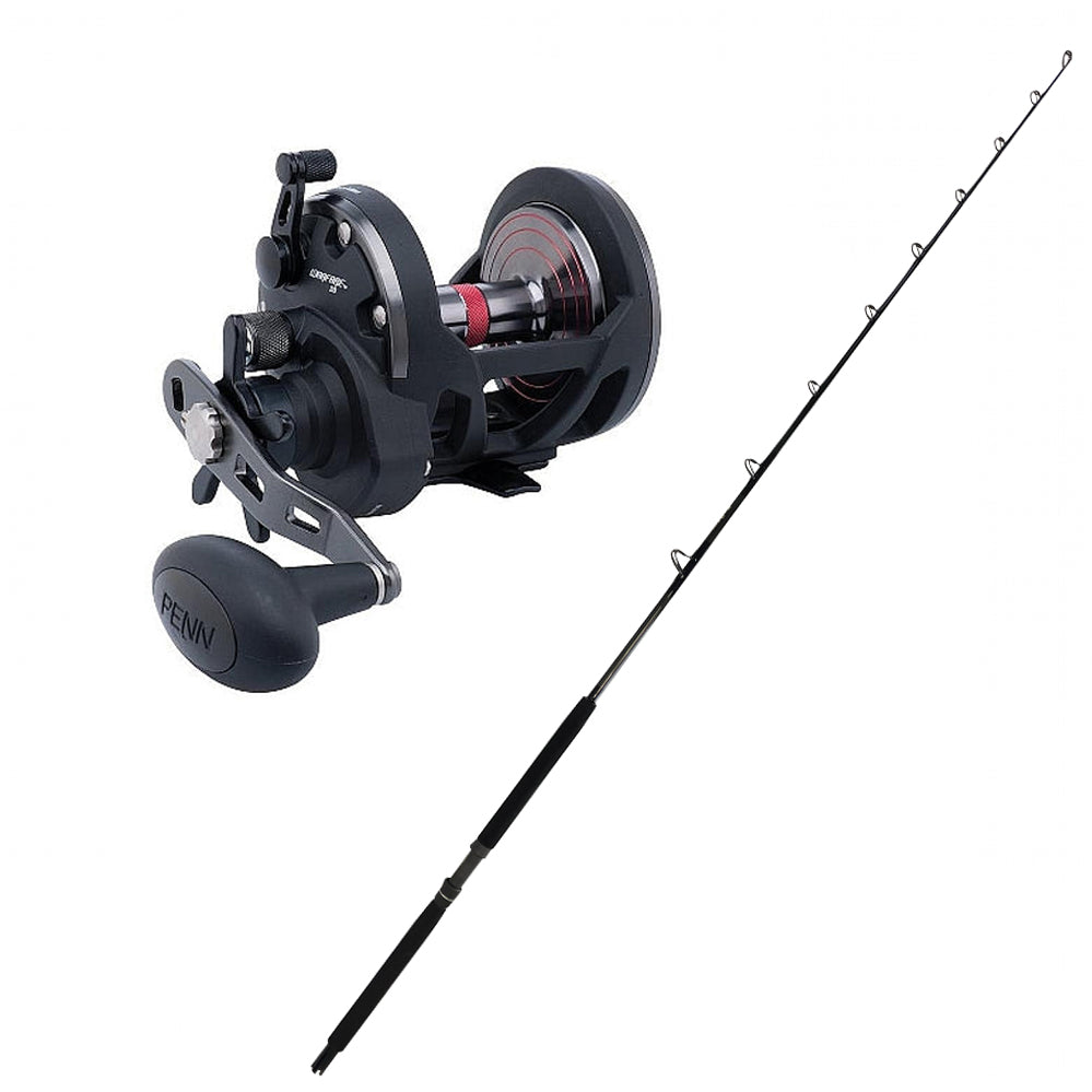 CHAOS/PENN, Buy CHAOS KC 15-30 6'6" Live Bait Composite Classic Series Blackout Get Free PENN Reel