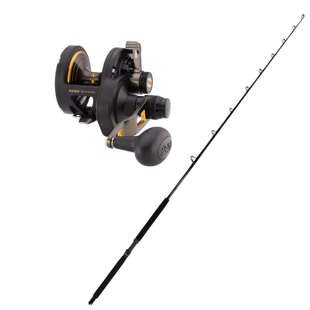 CHAOS/PENN, Buy CHAOS KC 15-30 6'6" Live Bait Composite Classic Series Blackout Get Free PENN Reel