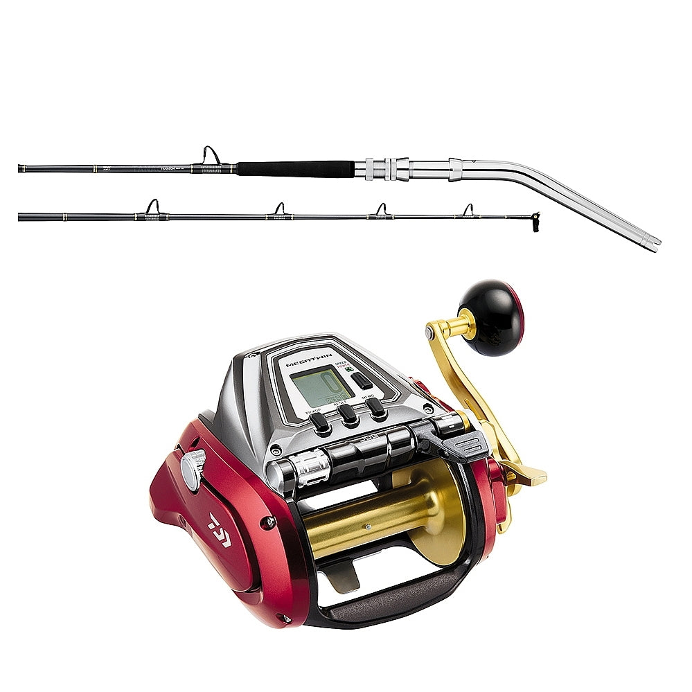 DAIWA, Buy Daiwa Seaborg 1200MJ Spooled with 80# Sufix 832 Braid and Get 50% OFF on Daiwa Seaborg DENDOH Rod -Save $250 on Rods