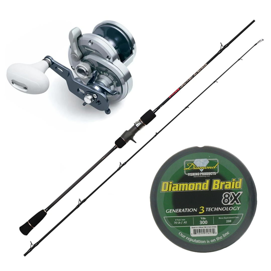 SHIMANO, Buy Shimano TRINIDAD 16NA Reel with Momoi Diamond Braid Gen3 8X 300Yds and Get 50% OFF on Selected Rods