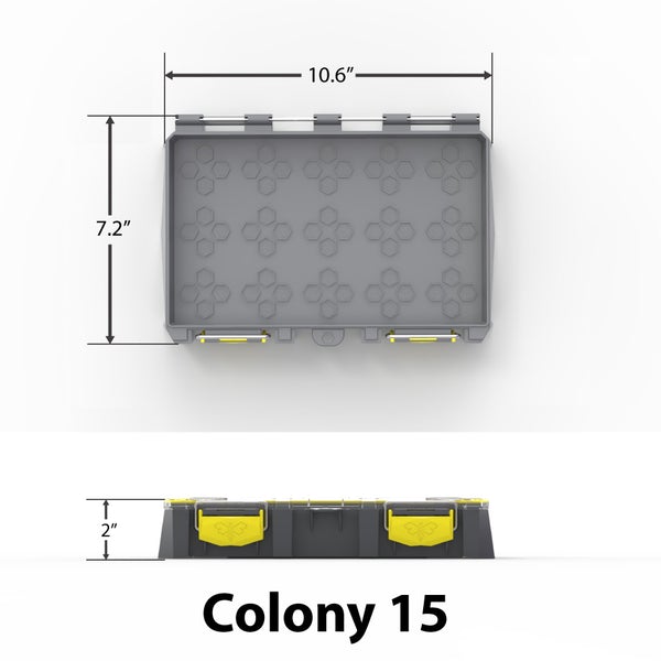 Fishin' World, Buzbe Empty Colony 15 Modular Tackle Box