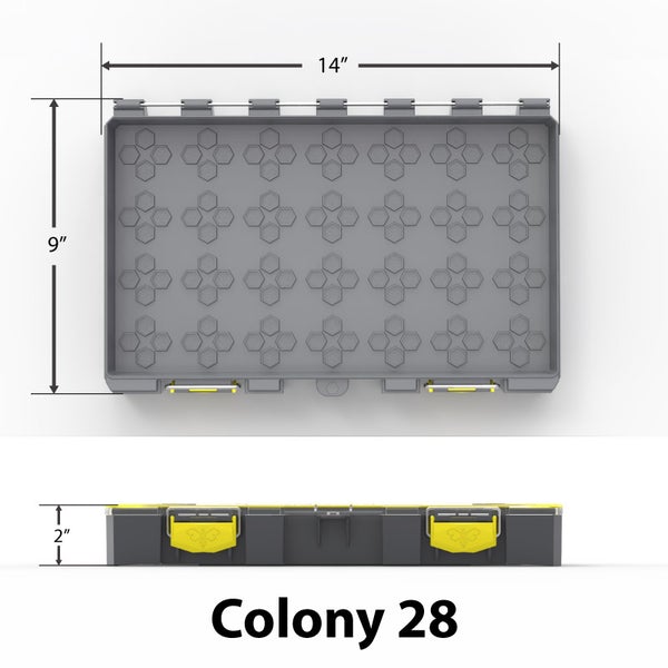 Fishin' World, Buzbe Empty Colony 28 Modular Tackle Box