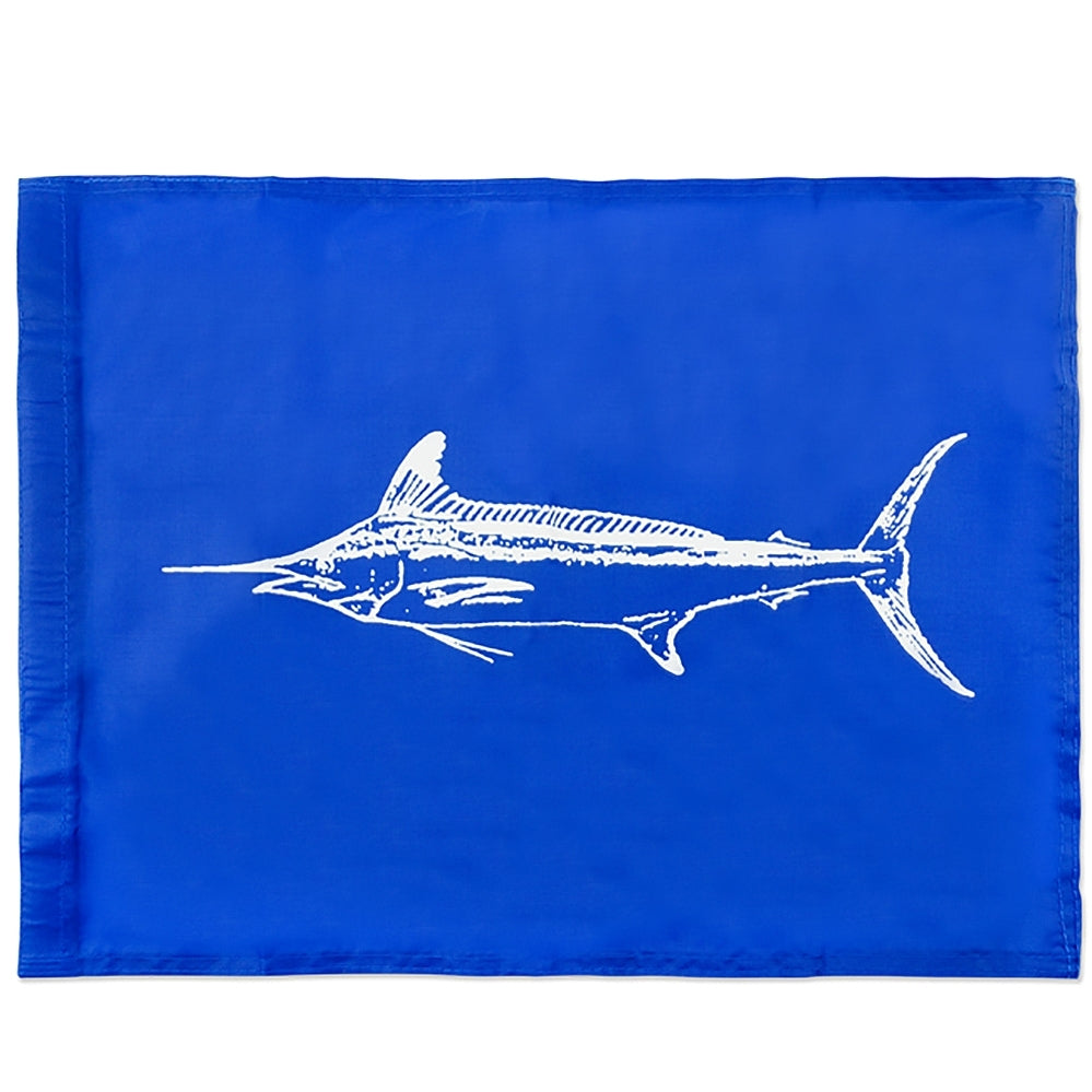 C+H, C&H Flag 18" X 12" White Marlin