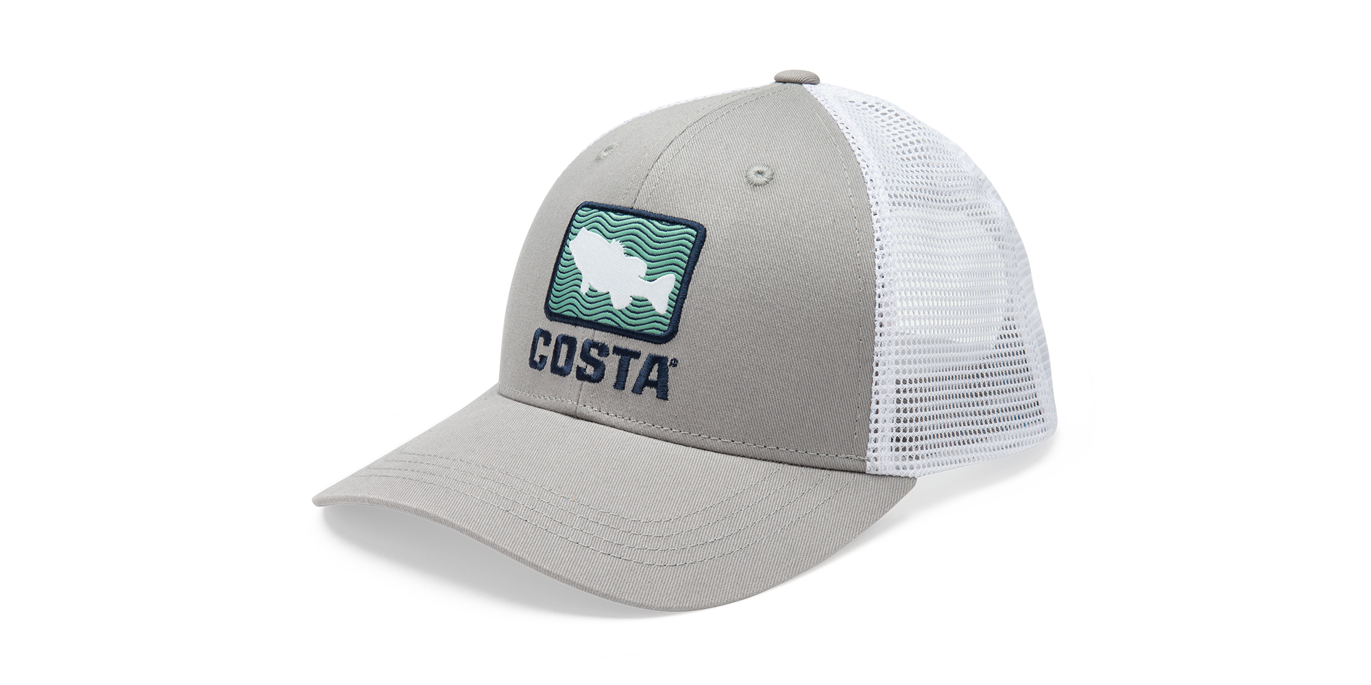 COSTA, Costa Bass Waves Trucker Cap - Grey