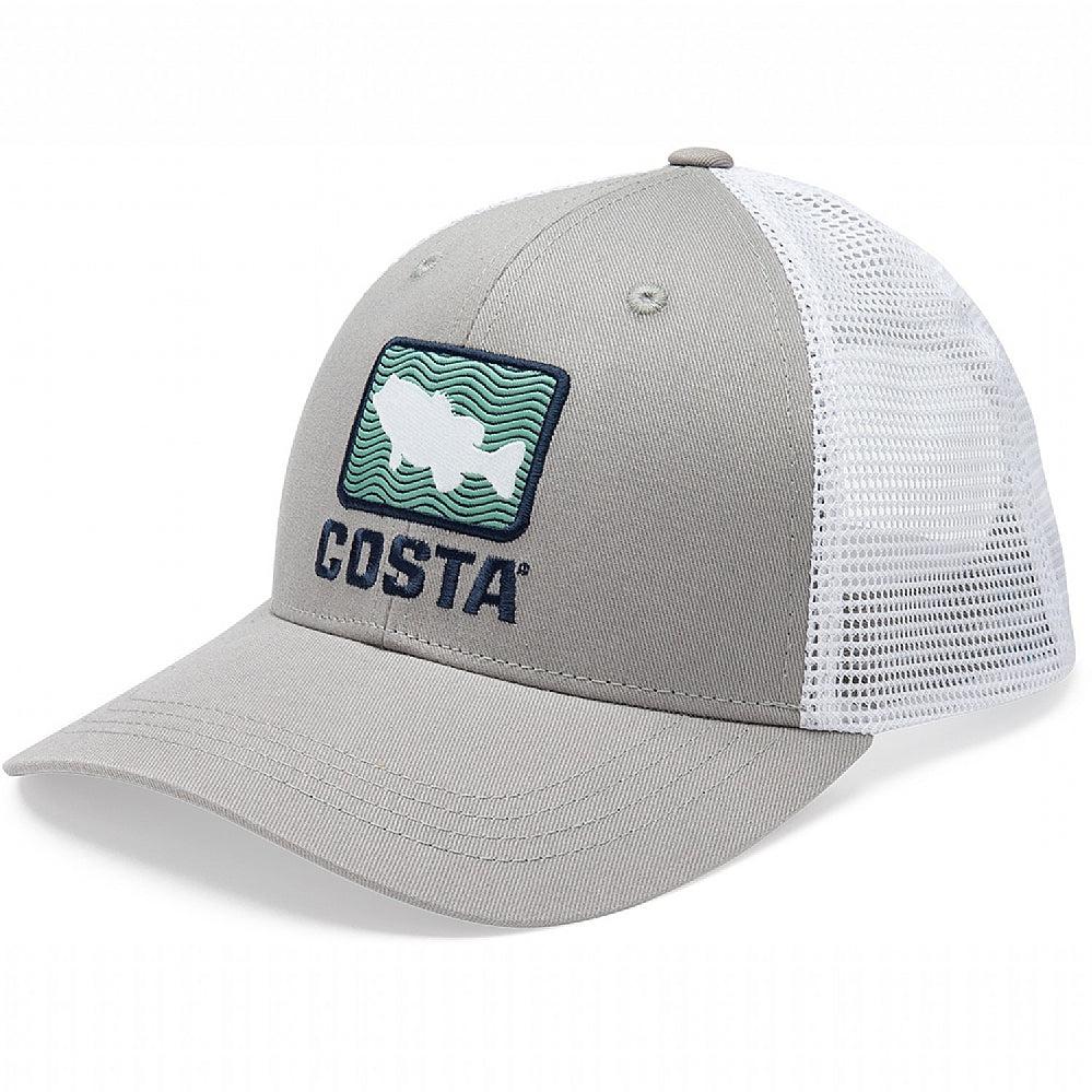 COSTA, Costa Bass Waves Trucker Hat - Gray