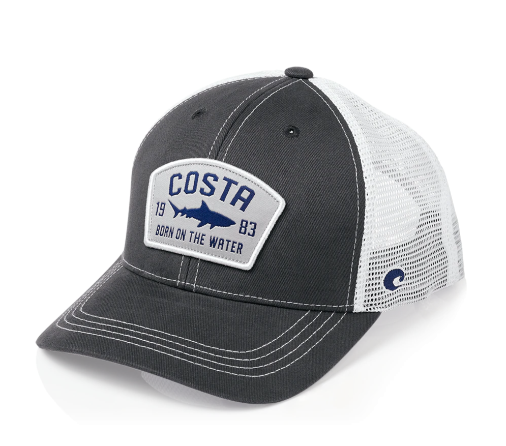 Costa del Mar, Costa Chathman Shark Twill Trucker Hat