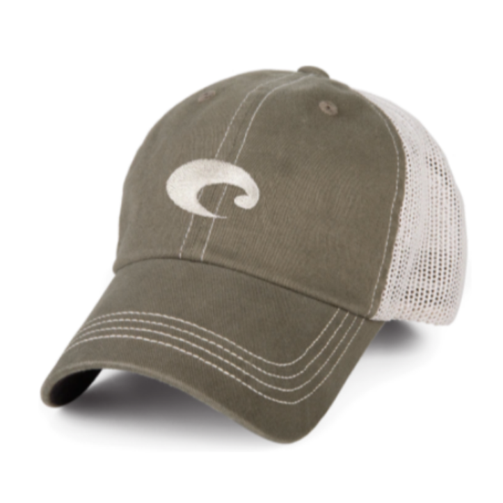 Costa del Mar, Costa Mesh Hat Moss Grren Hat