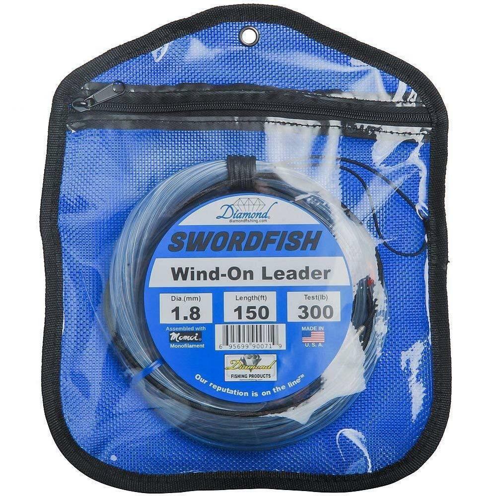 MOMOI, Diamond Swordfish Wind-On Leader 150 Feet