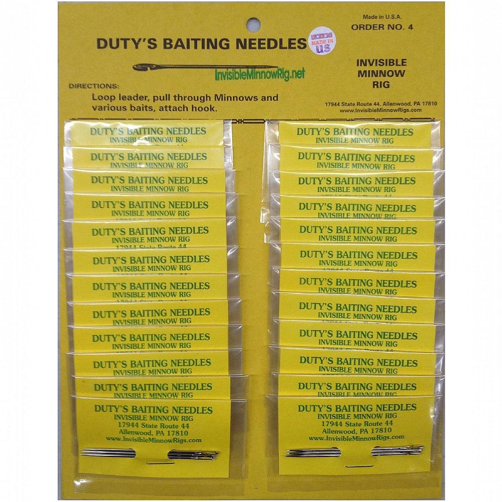 DUTY'S, Duty's #4A Baiting Needle 2-1/2" 3Pk 24pks/Card