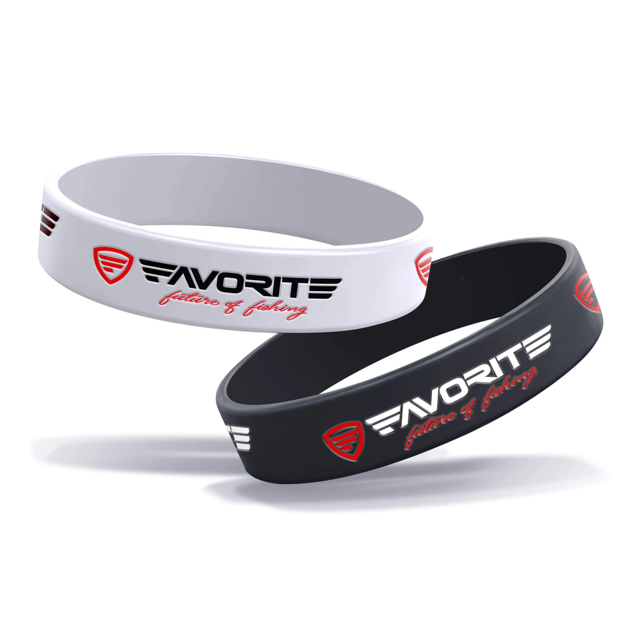 Favorite Fishing, Favorite 2 color Silicone Bracelet