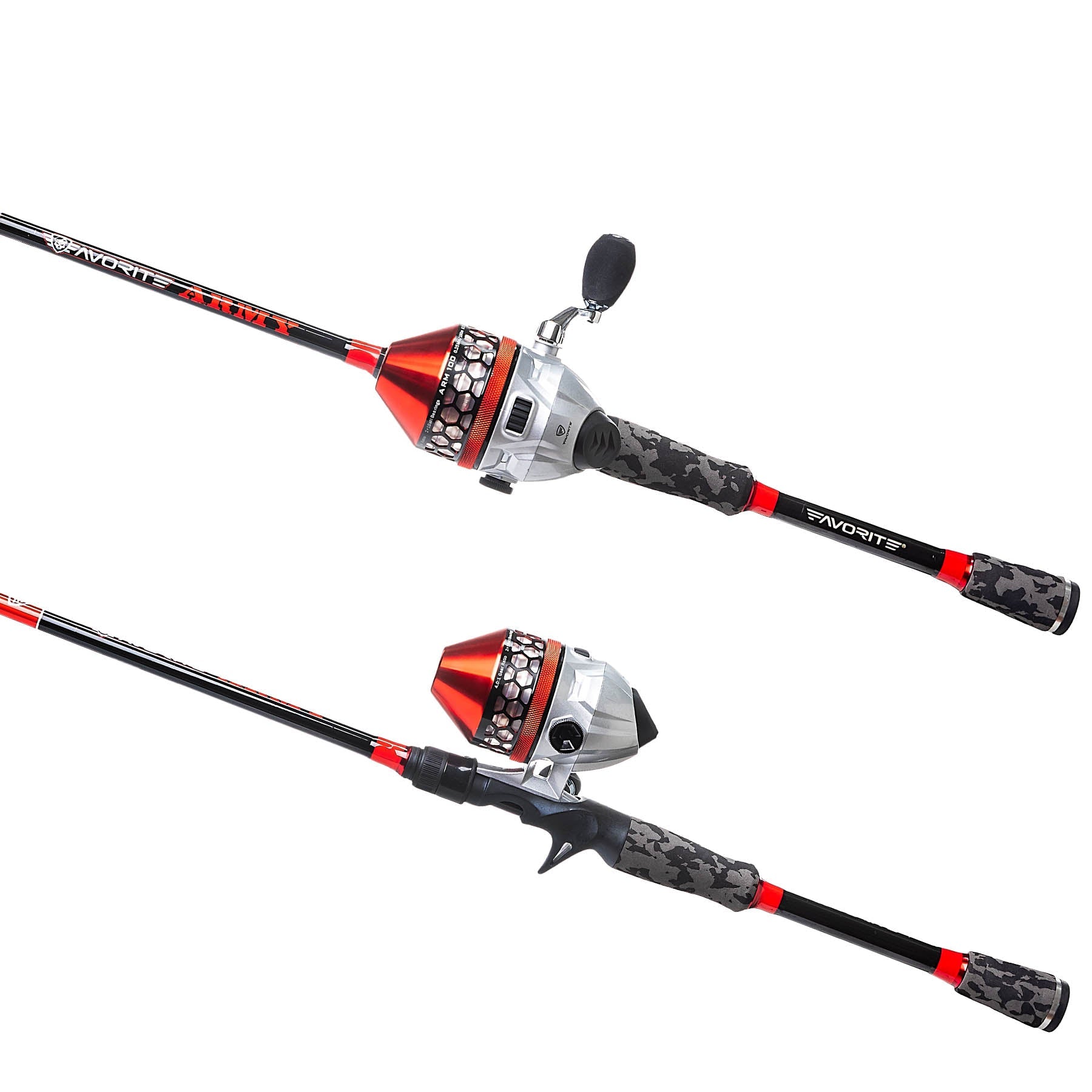 Favorite Fishing, Favorite Army Spincast Combo, 2pc