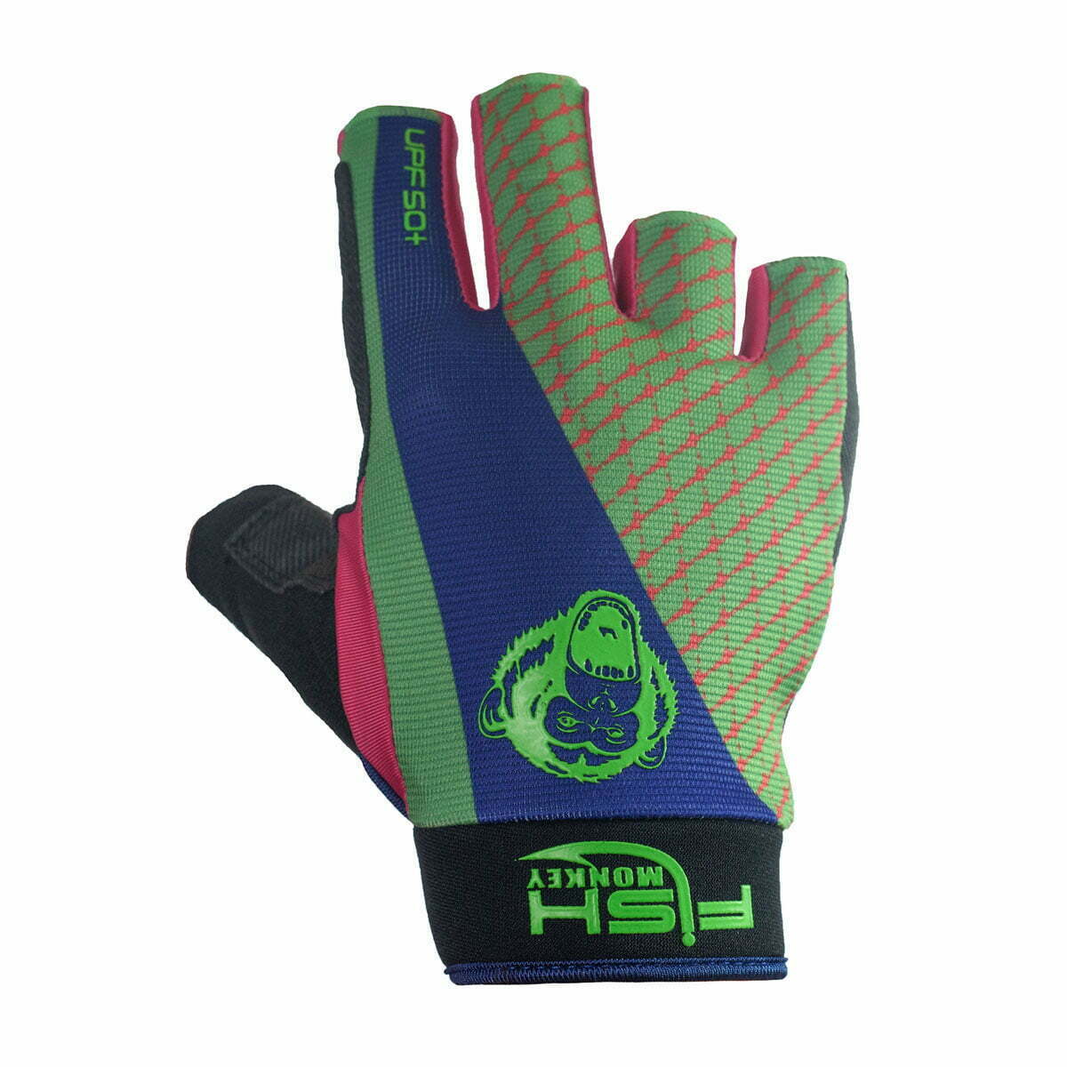 FISH MONKEY, Fish Monkey The Crusher Half Finger Jigging Gloves