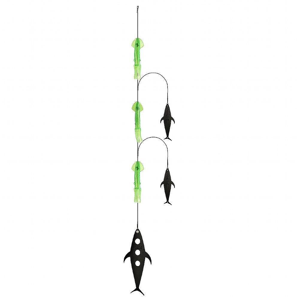 FISH RAZR, Fish Razr FR924 Daizy Green Squid 10" FlapZ