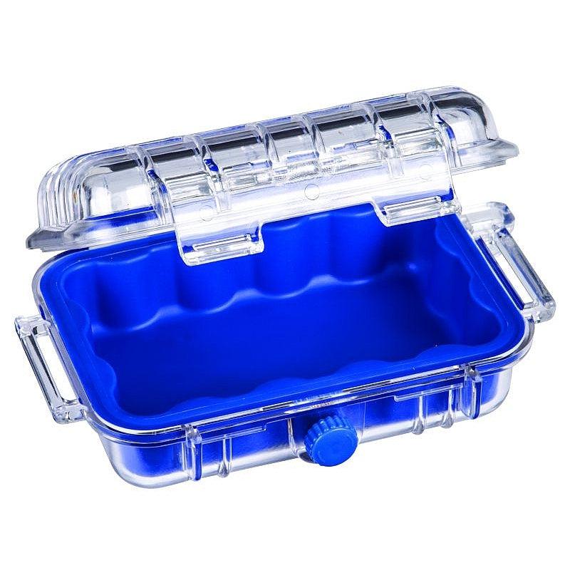 FLAMBEAU, Flambeau 102HD HD Series-Tuff Box with Zerust-Blue and Clear Lid 5.7" x 4.1"