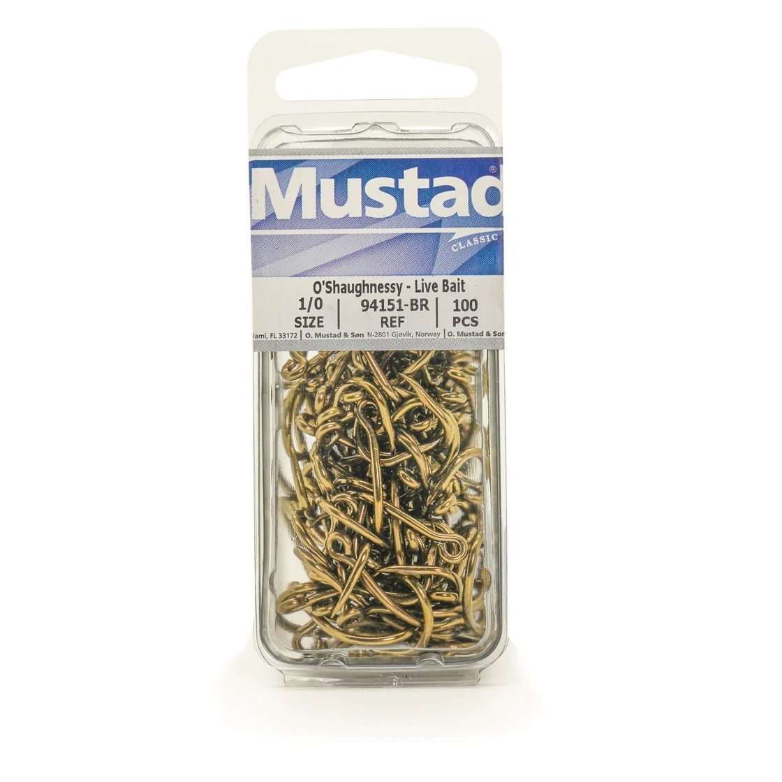 MUSTAD, Mustad O'shaughnessy Live Bait Hook