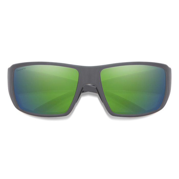 SMITH, SMITH Guide's Choice Matte Cement | ChromaPop Glass Polarized Green Mirror