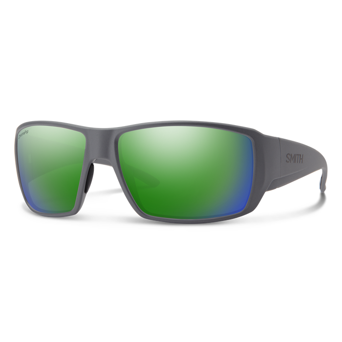 SMITH, SMITH Guide's Choice Matte Cement | ChromaPop Glass Polarized Green Mirror