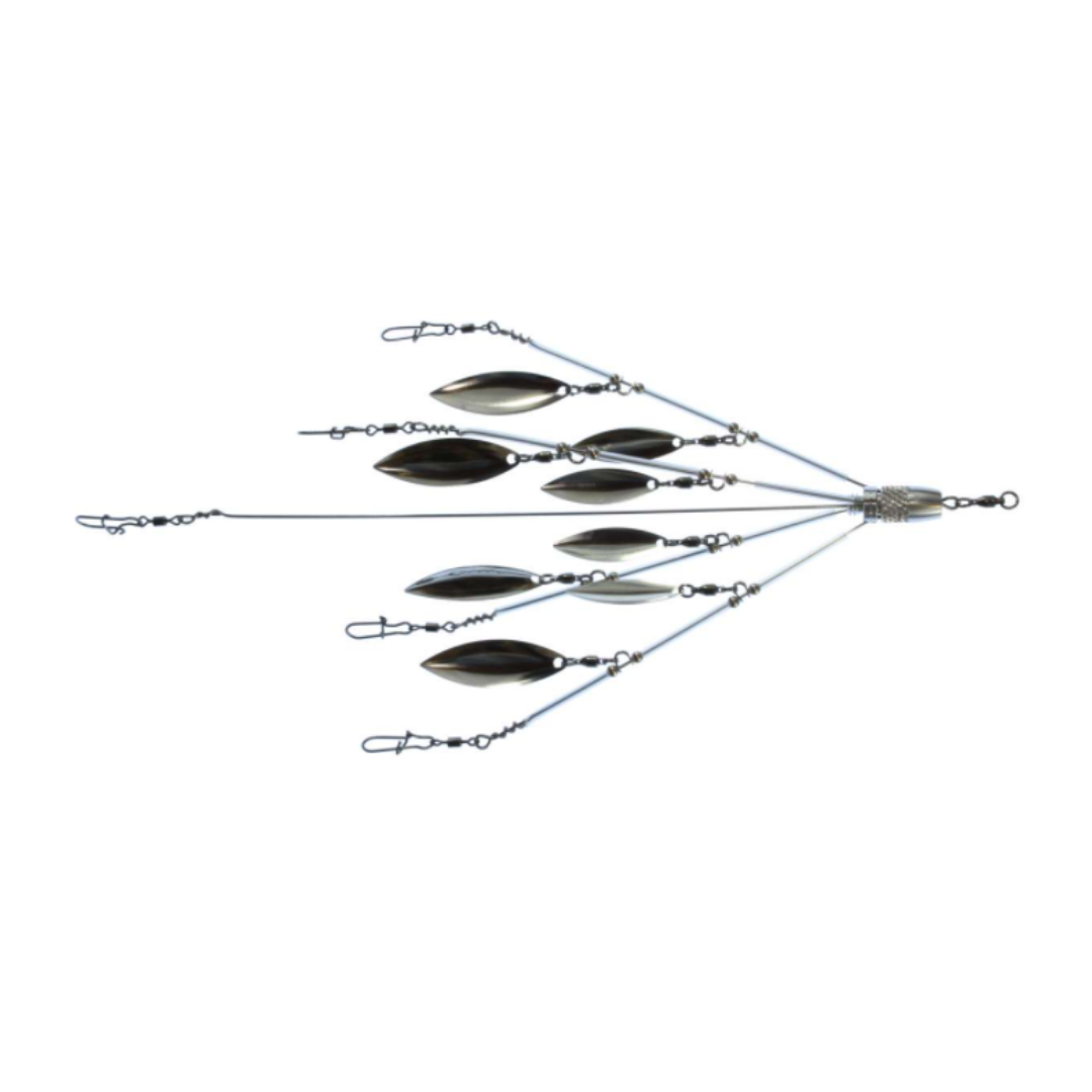 Pitman Creek, Shanes Baits Domina8or Heavy Wire 5 Arm Umbrella Rig