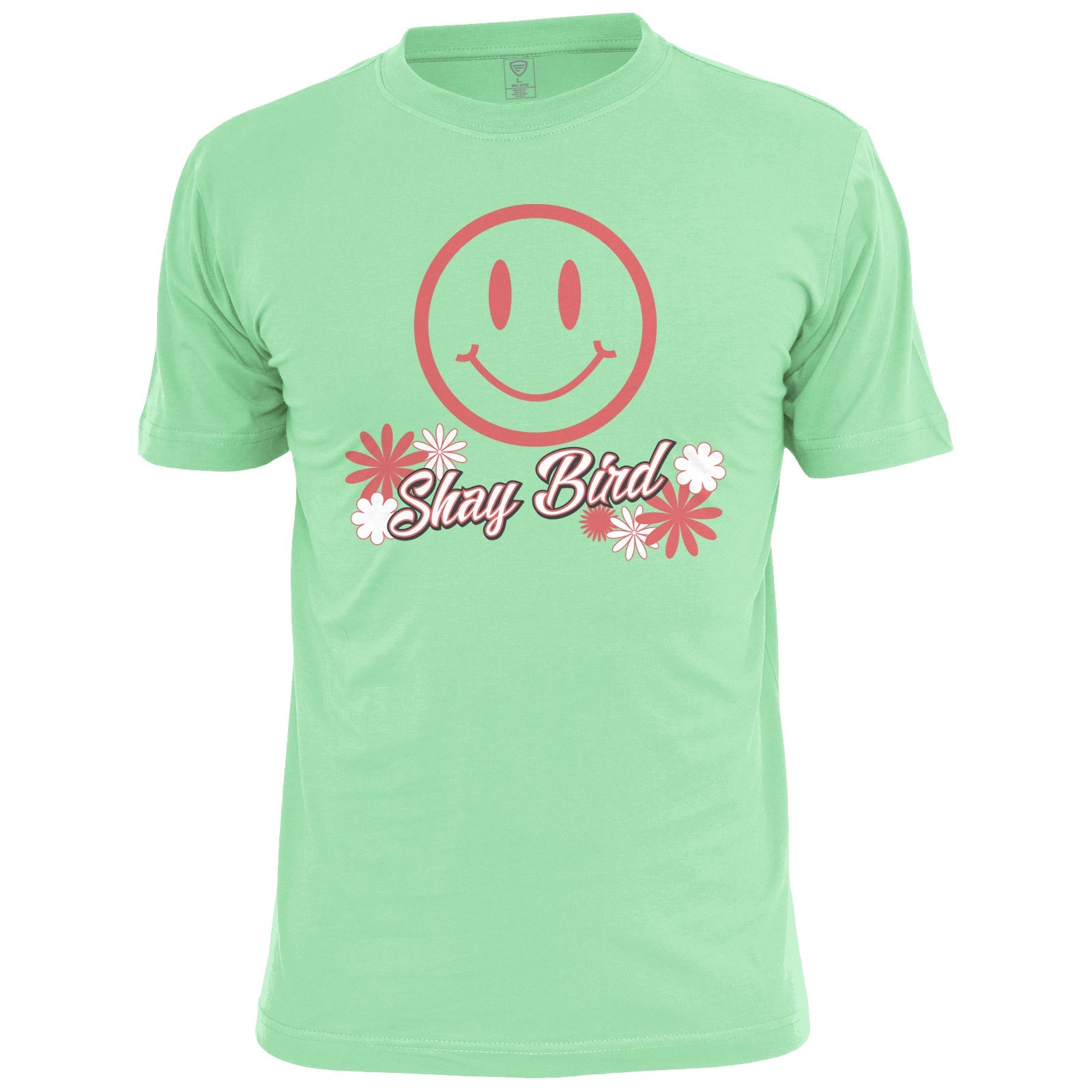 Favorite Fishing, Shay Bird Smiley T-Shirt