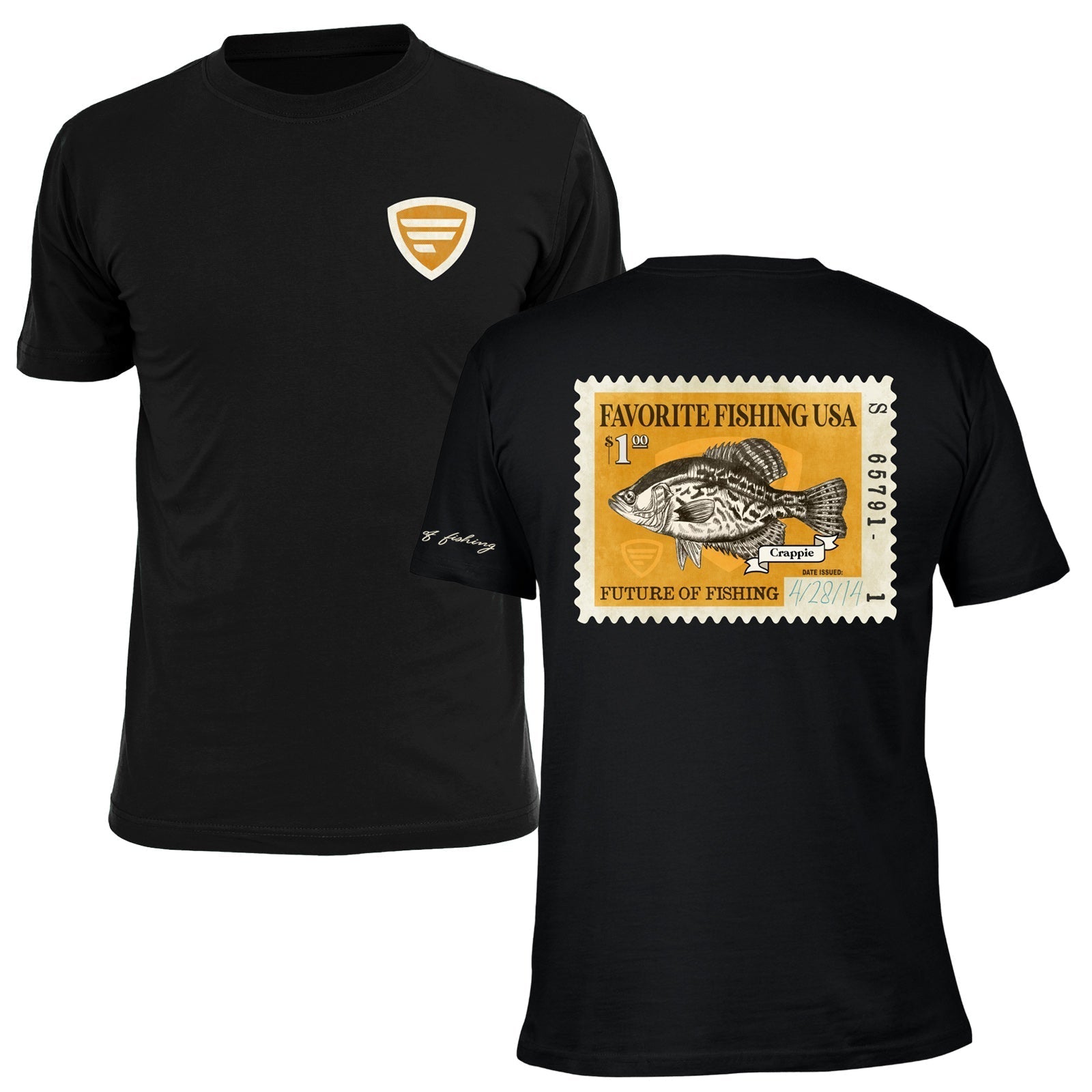 Favorite Fishing, Stamp T-Shirt